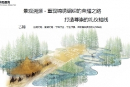 新中式诗意豪宅-尊贵礼序新亚洲住宅区景观设计方案文本 to 园林景观设计意向图库-园林景观学习网